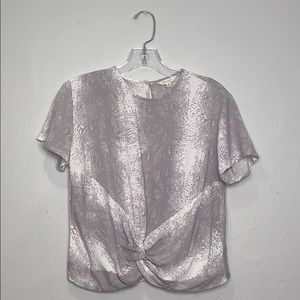 NEW Sim & Sam White snake print shirt